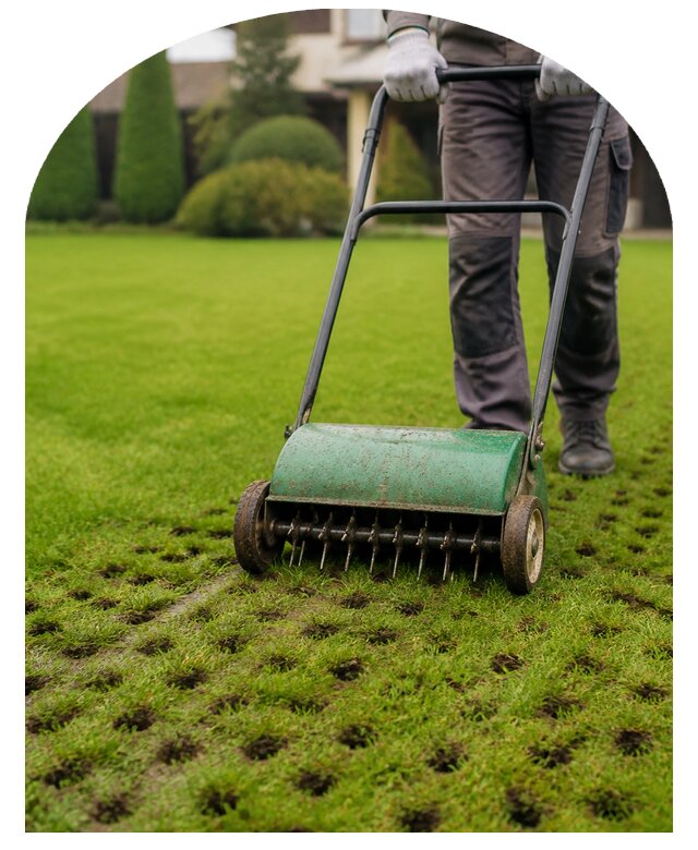 Аэрация газона в Шумерле по цене от 4888 р. | Метпроект-Шмр